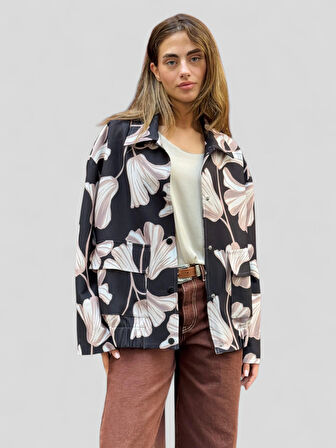 Retrobird Tasarım Brooklyn Bomber Ceket Kadın Siyah