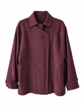 Retrobird Ruby Bomber Ceket Mont Kadın Mürdüm