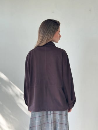 Retrobird Ruby Bomber Ceket Mont Kadın Koyu Mürdüm