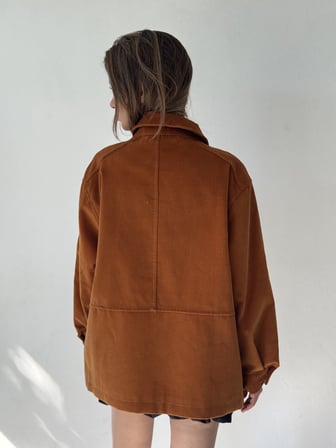 Retrobird Ruby Bomber Ceket Mont Kadın Tarçın