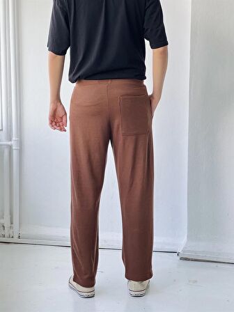 Retrobird Relax Chino Bol Paça Pantolon Erkek Kahverengi