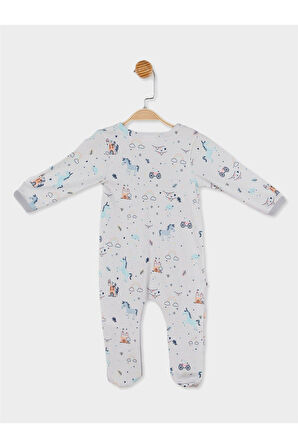 Kız Bebek Uzun Kol Patikli Tulum 20783