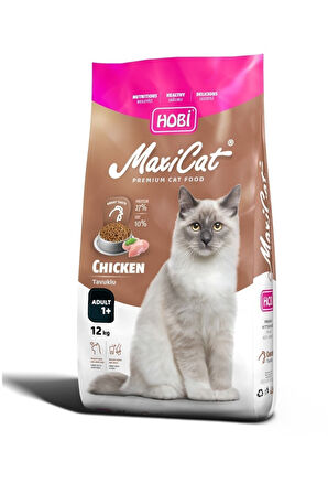 Hobi Maxicat Tavuklu Yetişkin Kedi Maması 12 kg