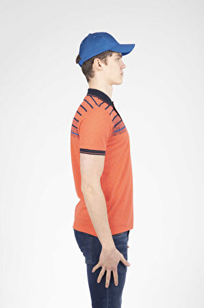 Brent Polo Erkek Tişört Turuncu