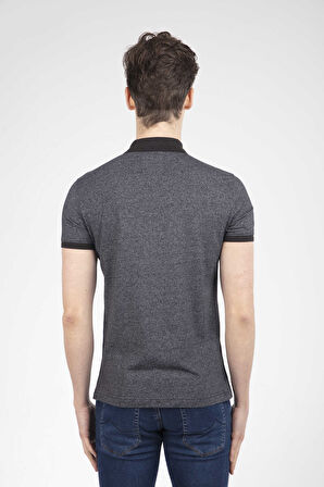 Brad Polo Erkek Tişört Siyah