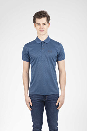 Clark Polo Erkek Polo Tişört İndigo