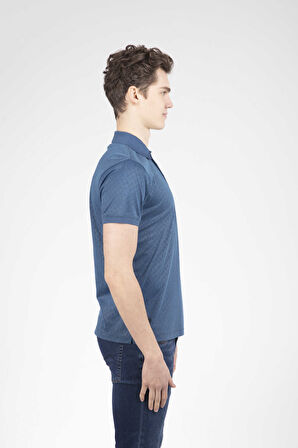 Clark Polo Erkek Polo Tişört İndigo
