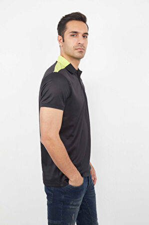 Bandon Polo Erkek Tişört Siyah