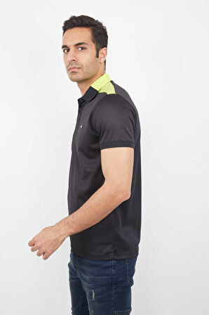 Bandon Polo Erkek Tişört Siyah