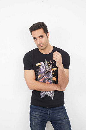 Roam Erkek Tişört Siyah