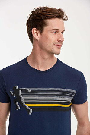 Nade Erkek Tişört Lacivert