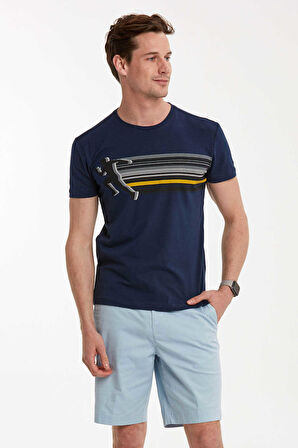 Nade Erkek Tişört Lacivert