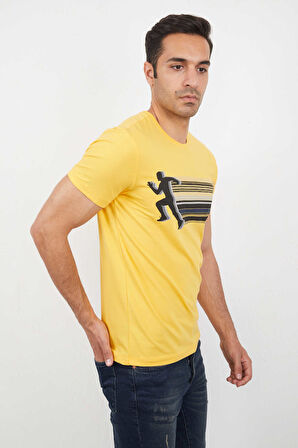Nade Erkek Tişört Sarı