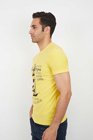 Rush Erkek Tişört Sarı