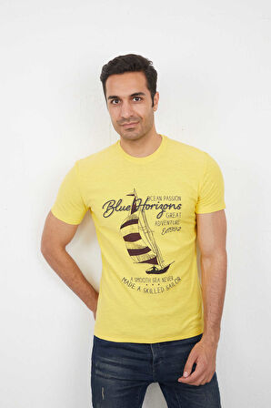 Rush Erkek Tişört Sarı