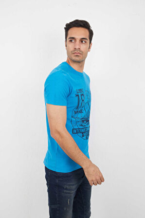 Sail Erkek Tişört Turkuaz