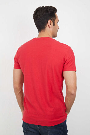 Sail Erkek Tişört Kırmızı