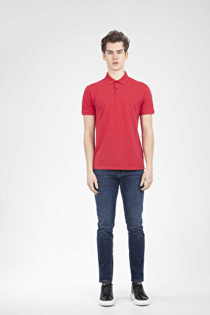 Parker Polo Erkek Tişört Kırmızı