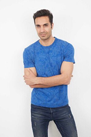 Wrap Erkek Tişört Saks