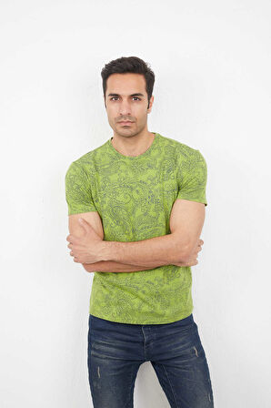 Wrap Erkek Tişört Yeşil