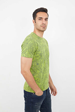 Wrap Erkek Tişört Yeşil