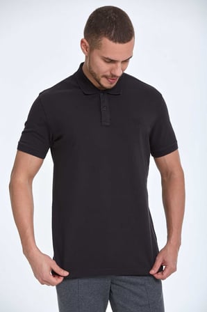 Walker Polo Erkek Tişört Siyah