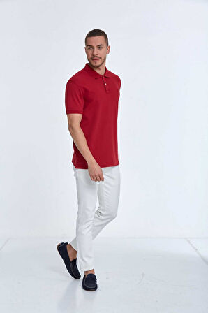 Walker Polo Erkek Tişört Kırmızı