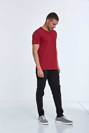 Milan Over Size Erkek Tişört Kırmızı