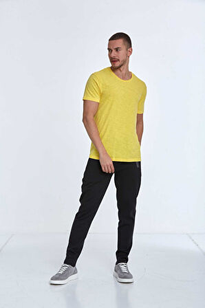 Milan Over Size Erkek Tişört Sarı