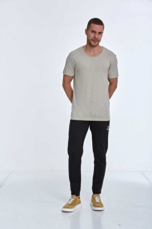 Milan Over Size Erkek Tişört Taş