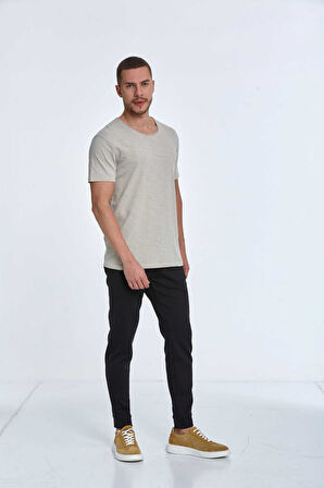 Milan Over Size Erkek Tişört Taş