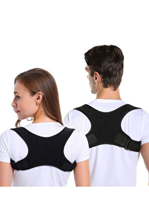 Unisex Siyah Sırtlık Posturex Dik Duruş Korsesi