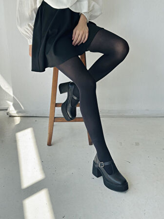 Retrobird Trend Külotlu Çorap Kadın Siyah