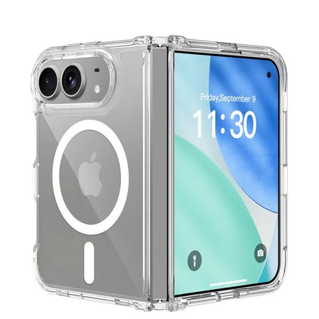IPhone Duo Premium Şeffaf Crystal Clear Kılıf MagSafe ile Uyumlu