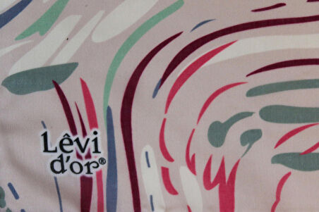 Alcanavm LeviDor Krem Desenli Eşarp