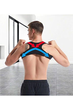 Kadın Erkek Dik Duruş Korsesi Dik Durma Aparatı Luxury Unisex Kifoz Skolyoz