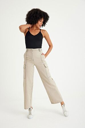 Straight Kargo Jean  Pantolon