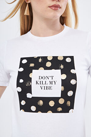 Baskılı Kadın Tişört