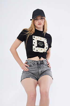 Baskılı Kadın Tişört