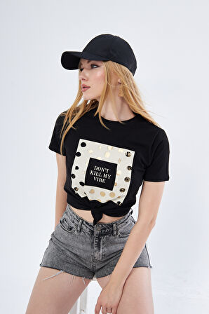 Baskılı Kadın Tişört