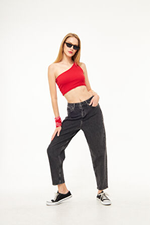 Kadın Siyah Kot Pantolon