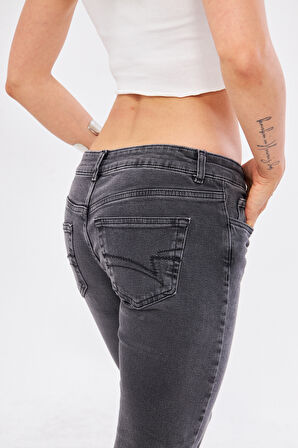 Kadin Straight comfort koyu antrasit fit jean