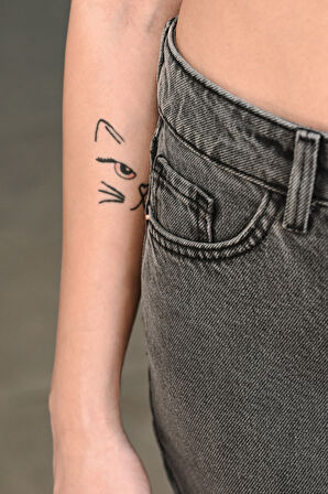 Kutaf Yüksek Bel Mom Jean Kadın | Pantolon Kadın | Jean Pantolon