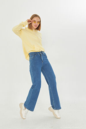 Molly Casual Açık Mavi Jean Pantolon
