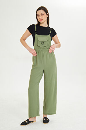 Cepli Yazlik Spor Salopet Tulum