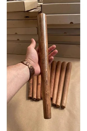 Ahşap Konik Ayak | 47 cm | Sehpa Ayağı 4'lü |