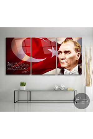 Atatürk Triple Miyrem-Cam Tablo