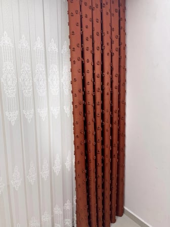 NİVEMESHOME 4528 ASEL  1/3 PİLELİ  TÜL PERDE APM