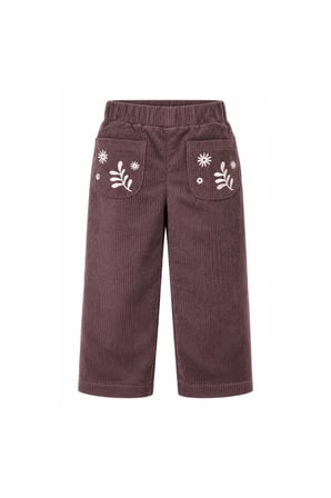 Erkek Çocuk Takım Uzun Kollu Sweatshirt ve Fitilli Kadife Pantolon Set