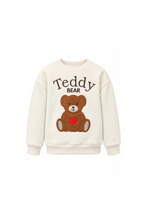 Erkek Çocuk Takım Uzun Kollu Sweatshirt ve Fitilli Kadife Pantolon Set